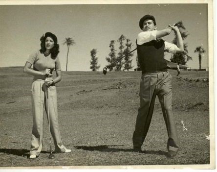 Black and White golf photo